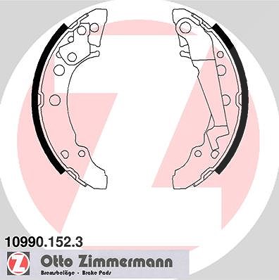 Zimmermann Bremsbackensatz [Hersteller-Nr. 10990.152.3] für VW, Audi