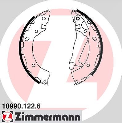 Zimmermann Bremsbackensatz [Hersteller-Nr. 10990.122.6] für Hyundai