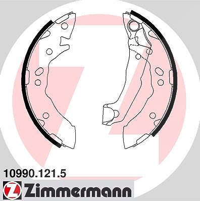 Zimmermann Bremsbackensatz [Hersteller-Nr. 10990.121.5] für Hyundai
