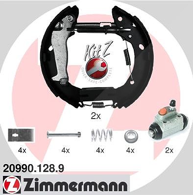 Zimmermann Bremsbackensatz [Hersteller-Nr. 20990.128.8] für Peugeot, Citroën
