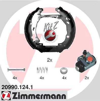 Zimmermann Bremsbackensatz [Hersteller-Nr. 20990.124.1] für Peugeot, Citroën