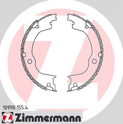 Zimmermann Bremsbackensatz, Feststellbremse [Hersteller-Nr. 10990.155.4] für Chevrolet, Opel