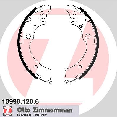 Zimmermann Bremsbackensatz [Hersteller-Nr. 10990.120.6] für Honda, Suzuki