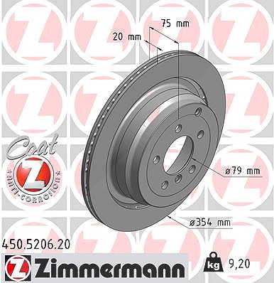 Zimmermann Bremsscheibe [Hersteller-Nr. 450.5206.20] für Land Rover