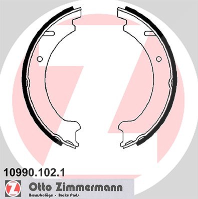 Zimmermann Bremsbackensatz, Feststellbremse [Hersteller-Nr. 10990.102.1] für Volvo