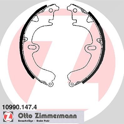 Zimmermann Bremsbackensatz [Hersteller-Nr. 10990.147.4] für Toyota