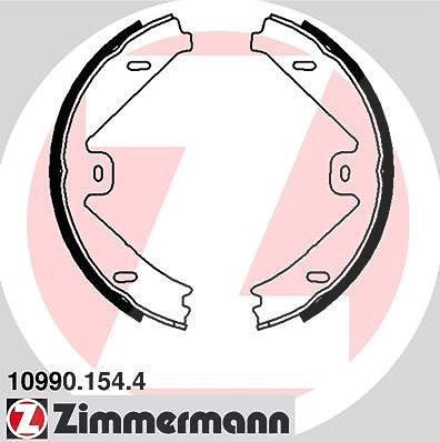 Zimmermann Bremsbackensatz, Feststellbremse [Hersteller-Nr. 10990.154.4] für Mercedes-Benz
