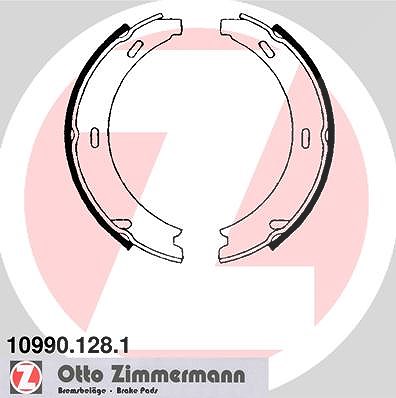 Zimmermann Bremsbackensatz, Feststellbremse [Hersteller-Nr. 10990.128.1] für Mercedes-Benz