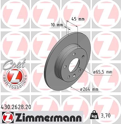Zimmermann Bremsscheibe [Hersteller-Nr. 430.2628.20] für Opel