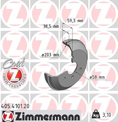 Zimmermann Bremstrommel [Hersteller-Nr. 405.4101.20] für Smart