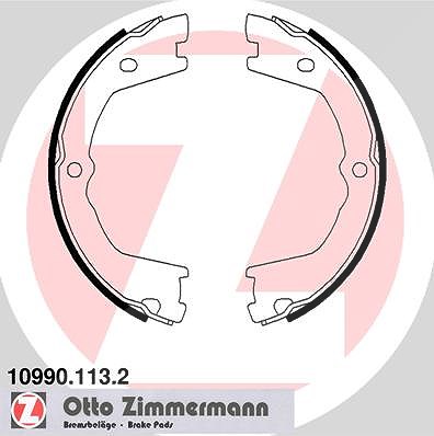Zimmermann Bremsbackensatz, Feststellbremse [Hersteller-Nr. 10990.113.2] für Iveco