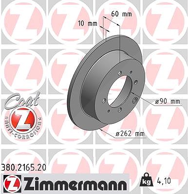 Zimmermann Bremsscheibe [Hersteller-Nr. 380.2165.20] für Mitsubishi