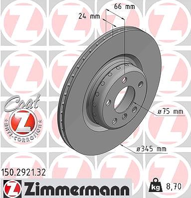 Zimmermann Bremsscheibe [Hersteller-Nr. 150.2921.32] für BMW