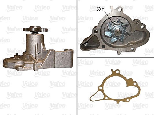Valeo Wasserpumpe [Hersteller-Nr. 506897] für Kia, Hyundai