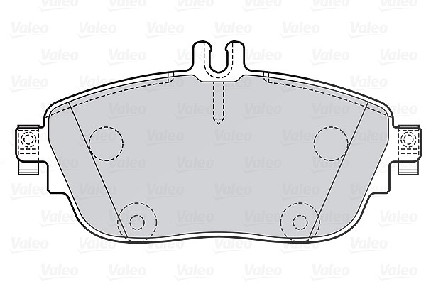 Valeo Bremsbelagsatz, Scheibenbremse [Hersteller-Nr. 302210] für Mercedes-Benz, Infiniti