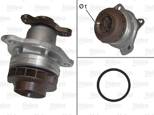 Valeo Wasserpumpe [Hersteller-Nr. 506902] für Nissan, Renault, Vauxhall, Opel