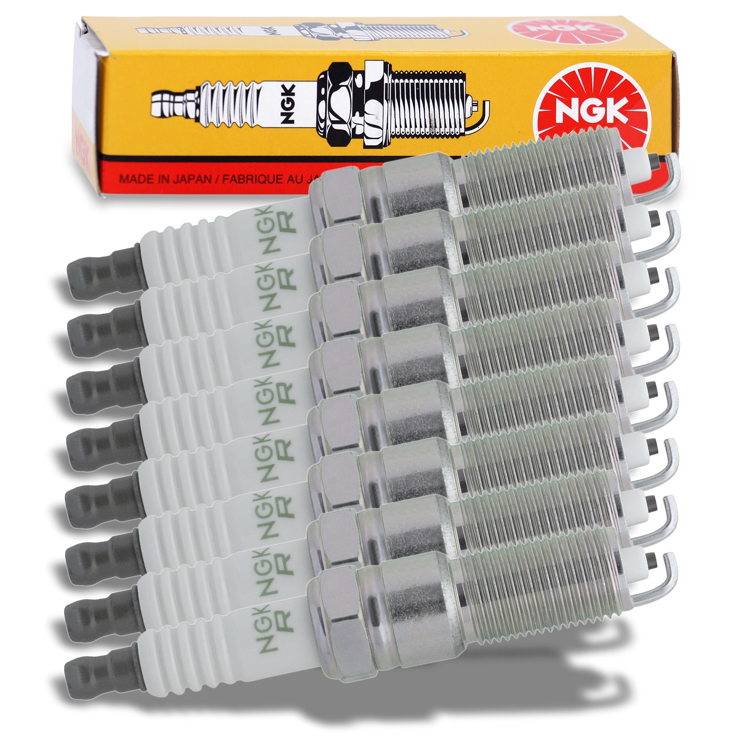 Ngk 8x Zündkerze LZTR4A-11 [Hersteller-Nr. 5444] für Chrysler, Jeep