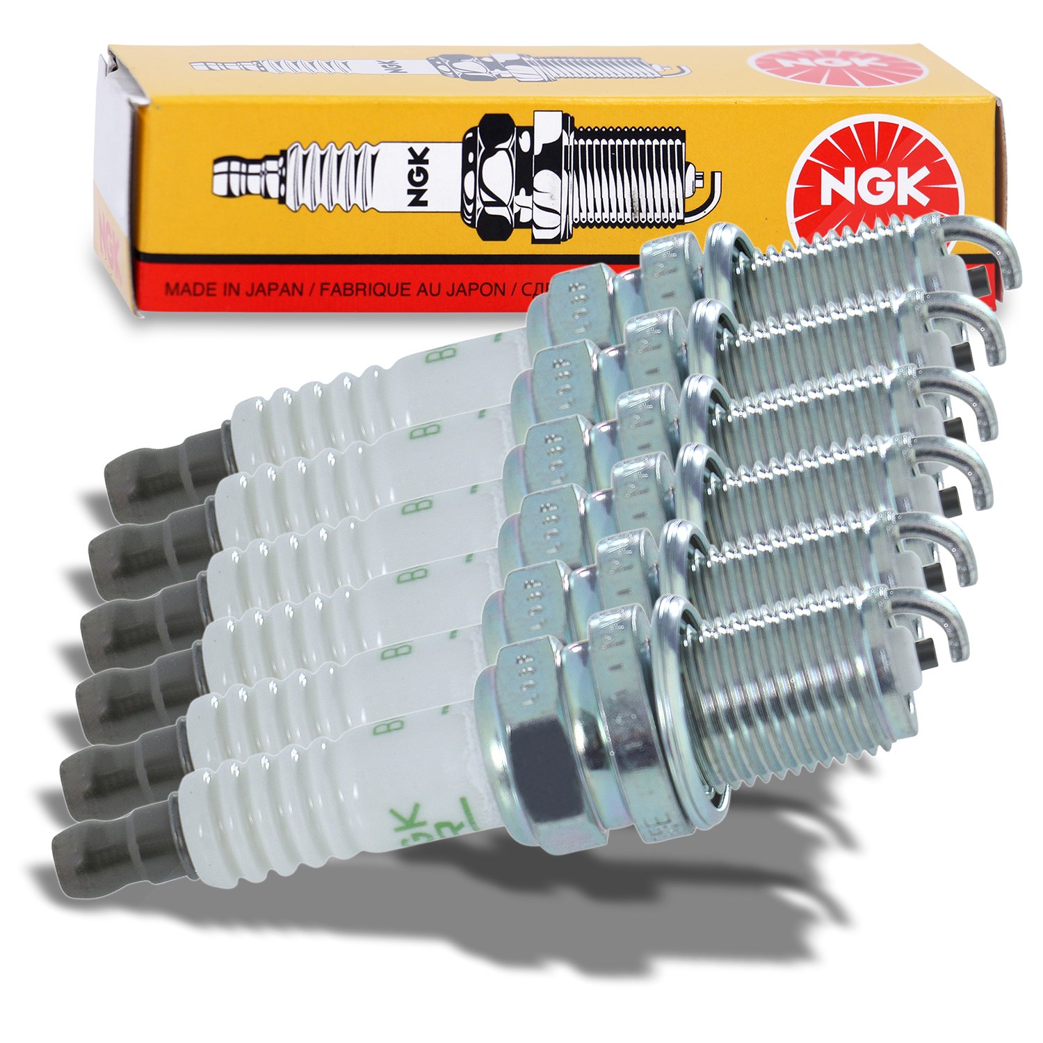 Ngk 6x Zündkerze BKR5E-11 [Hersteller-Nr. 6953] für Mazda, Nissan