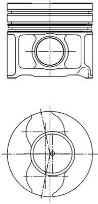 Kolbenschmidt Kolben [Hersteller-Nr. 41795610] für Alfa Romeo, Vauxhall, Fiat, Lancia, Suzuki, Opel, Saab