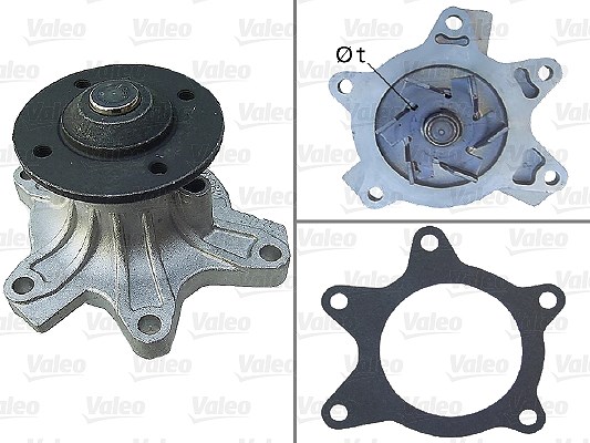 Valeo Wasserpumpe [Hersteller-Nr. 506907] für Toyota, Mini