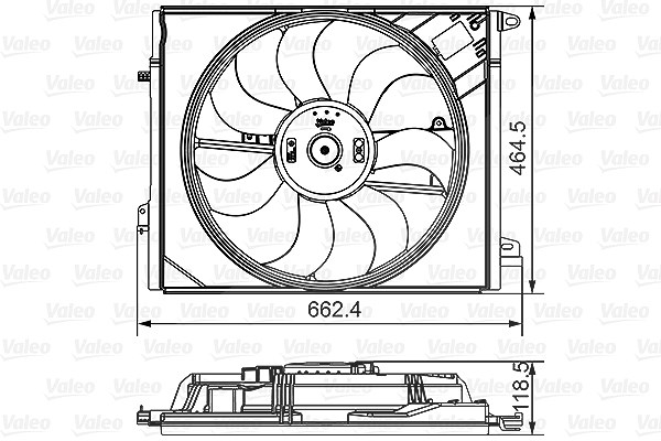Valeo Lüfter, Motorkühlung [Hersteller-Nr. 696881] für Renault