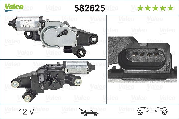 Valeo Wischermotor [Hersteller-Nr. 582625] für VW