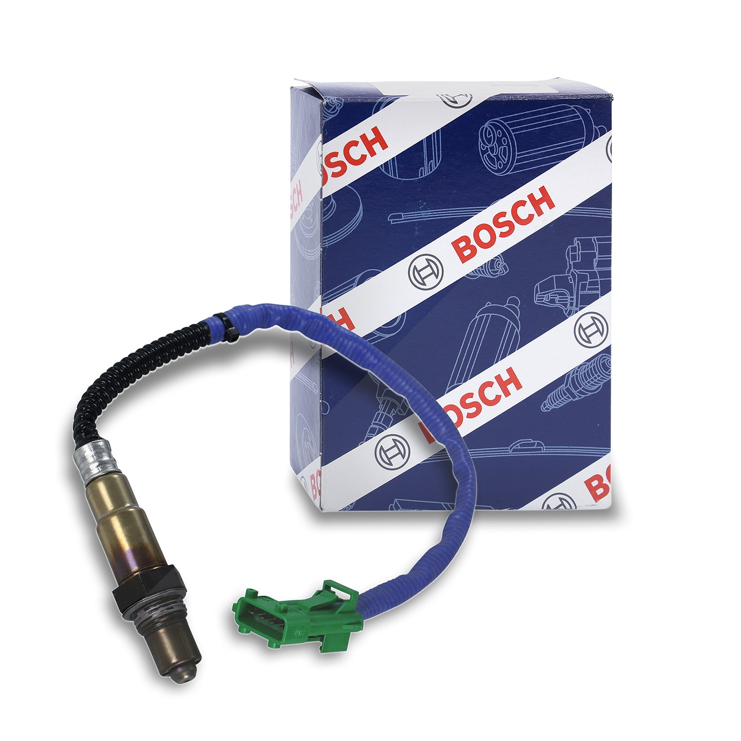 Bosch Lambdasonde [Hersteller-Nr. 0258006028] für Lancia, Fiat, Peugeot, Citroën, Geely