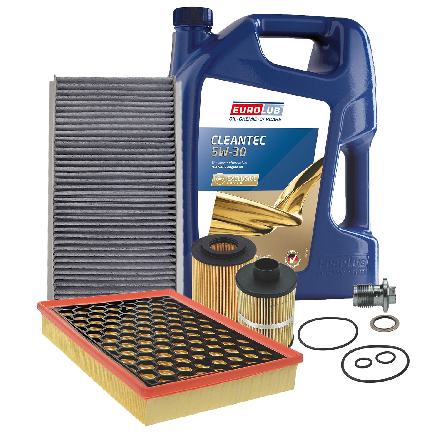 Bestprice Inspektionspaket Filtersatz SET B + 5l ÖL [Hersteller-Nr. 40197664] für Opel