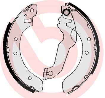 Brembo Bremsbackensatz [Hersteller-Nr. S24507] für Ford, Reliant