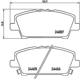Brembo Bremsbelagsatz, Scheibenbremse [Hersteller-Nr. P28037] für Honda
