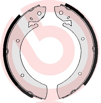 Brembo Bremsbackensatz [Hersteller-Nr. S68513] für Hyundai, Daewoo, Mercedes-Benz, Ssangyong, Renault, Ford, Nissan