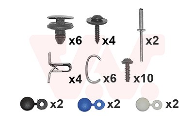 Van Wezel Montagesatz, Stoßfänger [Hersteller-Nr. 0934794] für Citroën