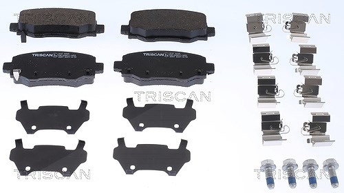 Triscan Bremsbelagsatz, Scheibenbremse [Hersteller-Nr. 811010613] für Ford