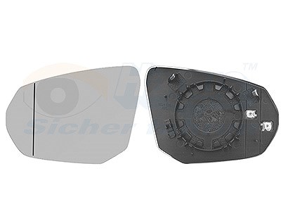 Van Wezel Spiegelglas, Außenspiegel [Hersteller-Nr. 0374835] für Audi