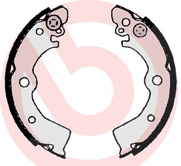 Brembo Bremsbackensatz [Hersteller-Nr. S56506] für Nissan, Renault