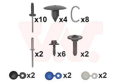 Van Wezel Montagesatz, Stoßfänger [Hersteller-Nr. 4377794] für Renault