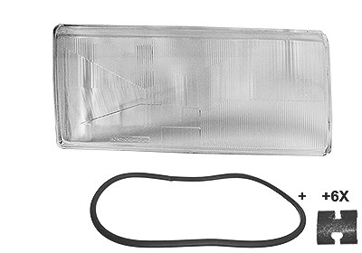 Van Wezel Streuscheibe, Hauptscheinwerfer [Hersteller-Nr. 5928978] für Volvo