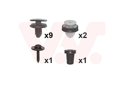 Van Wezel Montagesatz, Kotflügel [Hersteller-Nr. 4035796] für Peugeot