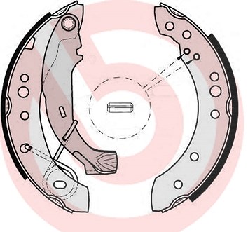 Brembo Bremsbackensatz [Hersteller-Nr. S61526] für Peugeot, Citroën, Renault, Dacia