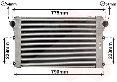 Van Wezel Ladeluftkühler [Hersteller-Nr. 53014700] für Toyota