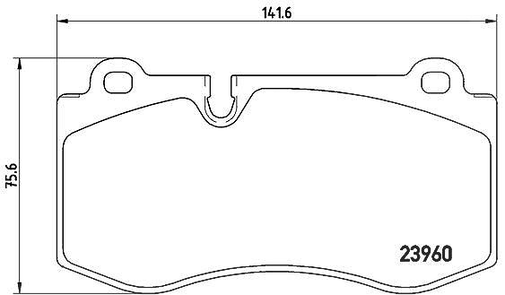 Bremsbeläge Satz vorne für Mercedes W221 S-Klasse V221 C216 01-17 Brembo - Bild 11