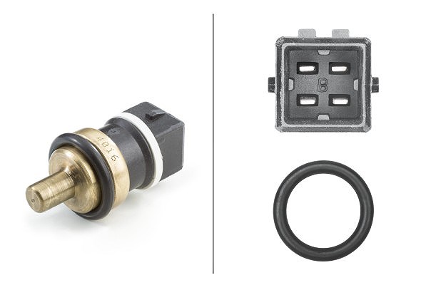 Hella Sensor, Kühlmitteltemperatur [Hersteller-Nr. 6PT358058-201] für Seat, Skoda, VW, Audi