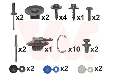 Van Wezel Montagesatz, Stoßfänger [Hersteller-Nr. 4407793] für Renault