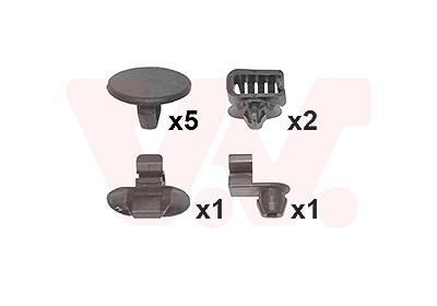 Van Wezel Montagesatz, Motorhaube [Hersteller-Nr. 0925797] für Citroën