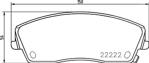 Für BREMBO P 11 041 HAM PADS. PRZEDNIE FRONT Bosch CHRYSLER/DODGE - Bild 10