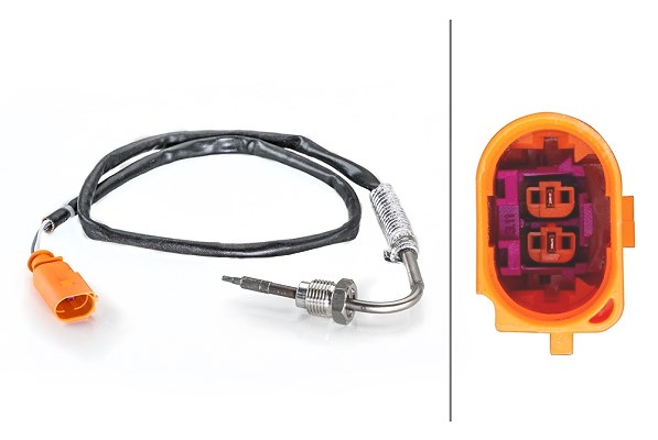 Hella Sensor, Abgastemperatur [Hersteller-Nr. 6PT014494-311] für VW