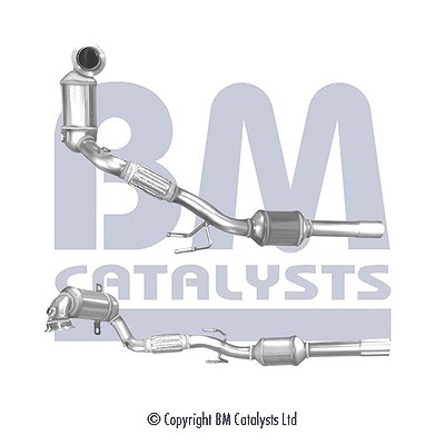 Bm Catalysts Katalysator [Hersteller-Nr. BM92186H] für VW, Audi, Skoda, Seat