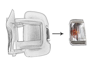 Van Wezel Blinkleuchte [Hersteller-Nr. 0983915] für Fiat, Opel, Citroën, Peugeot, Iveco