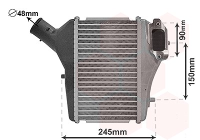 Van Wezel Ladeluftkühler [Hersteller-Nr. 25004286] für Honda