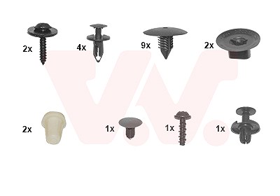 Van Wezel Montagesatz, Kotflügel [Hersteller-Nr. 4356796] für Renault